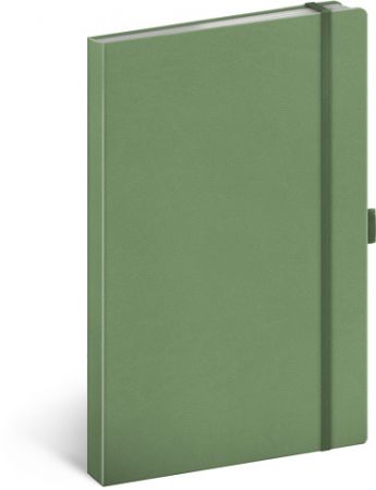 Notes Zelený, tečkovaný, 13 × 21 cm