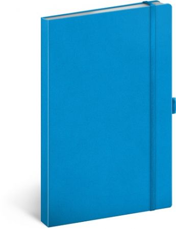 Notes Modrý, tečkovaný, 13 × 21 cm