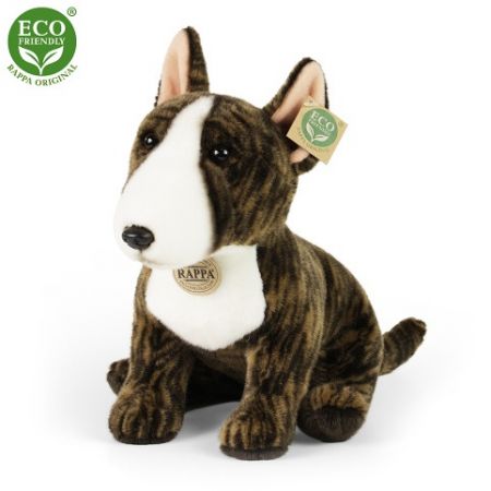 Plyšový pes anglický bulterier 30 cm ECO-FRIENDLY