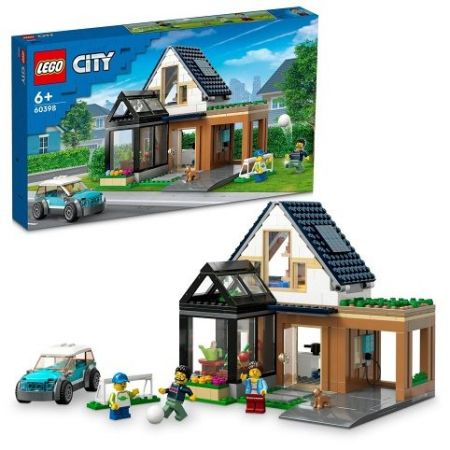 LEGO 60398 Rodinný dům a elektromobil