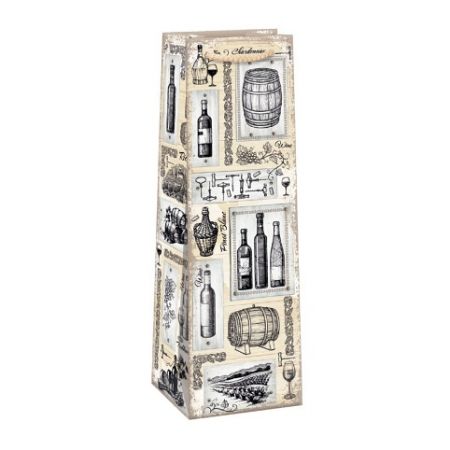 ARGUS Dárková papírová taška na víno T3 (12 x 40 cm) 07370728