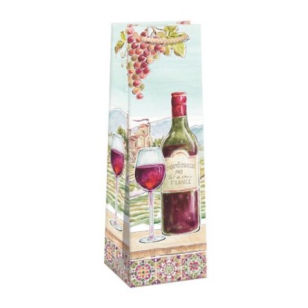 ARGUS Dárková papírová taška na víno T3 (12 x 40 cm) 07370727