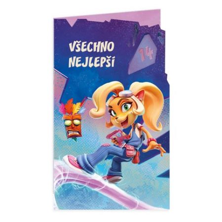 ARGUS Dětské přání k narozeninám s výběrem roku Coco Bandicoot 17-6046c