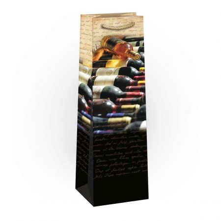 ARGUS Dárková papírová taška na víno (12 x 40 cm) 07370615