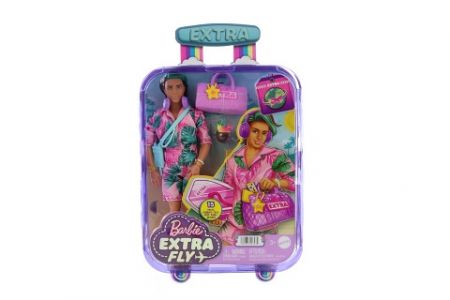 Barbie Extra - Ken v plážovém outfitu HNP86