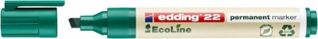 Permanentní popisovač EDDING EcoLine 22, zelený