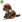 Plyšový pes labrador hnědý 25 cm