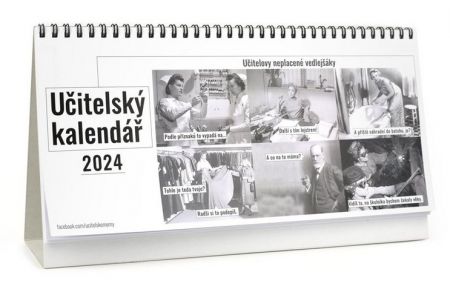 Kalendář stolní Učitelský kalendář 2024 / 30cm x 17,5cm / 1434