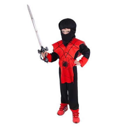 Dětský kostým červený Ninja (S) e-obal