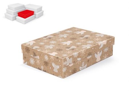 Krabice dárková vánoční A-V009-A 24x16x6cm