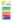 Samolepicí záložky, neonové barvy, 45 x 8 mm, 8x 20 listů, plast, STICK N 21401