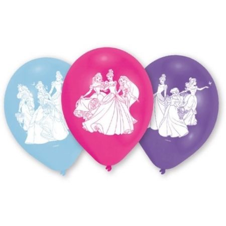 Latexové balónky Princezny, 6 ks