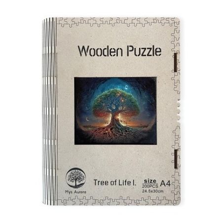 Wooden puzzle Tree of Life I. A4