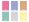 Složka M druk A6 PP vertikální pastel mix