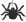Pavouk dřevěný s glitrem na zavěšení 12 x 8,5 cm