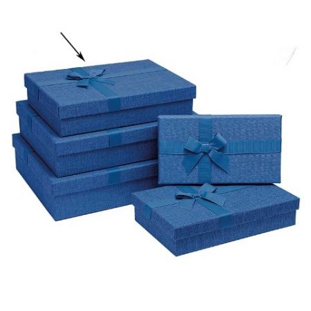 ARGUS Dárková krabice textilní se saténovou stužkou 21185181