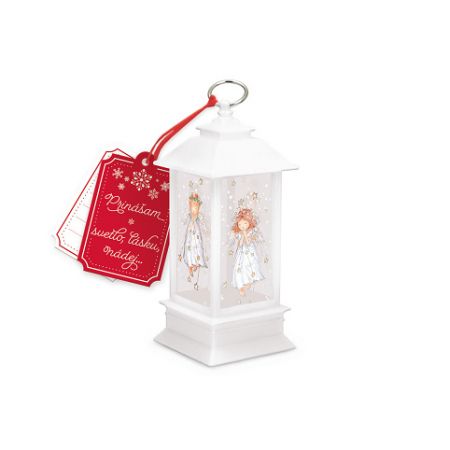 ARGUS Vánoční dekorace a dárek lucerna s LED světlem SK 23420003