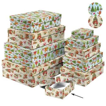 ARGUS Dárková krabice vánoční papír 25321173