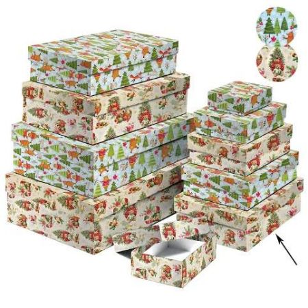 ARGUS Dárková krabice vánoční papír 25361173