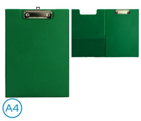 Podložka psací s klipem A4 LUMA zavírací zelená