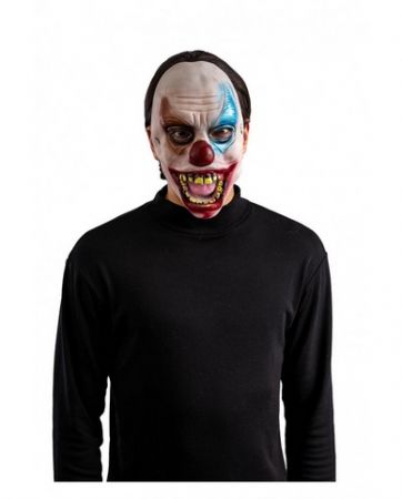 Gumová maska hororového klauna