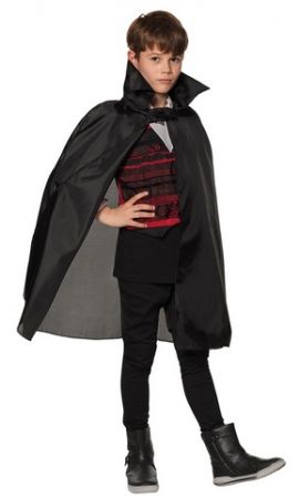 Plášť černý s límcem dětský 75cm