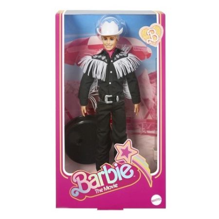 Barbie Ken ve westernovém filmovém oblečku