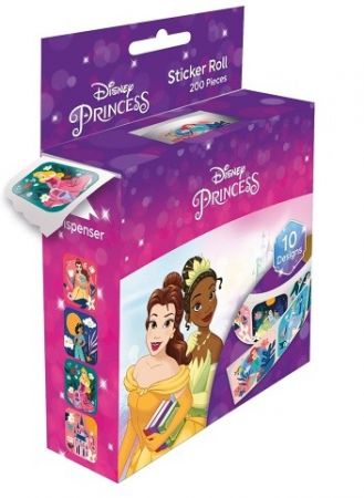 Samolepky set Disney Princezny (200 ks)
