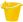 Androni Kyblík s vlnovkou - průměr 20 cm, žlutý