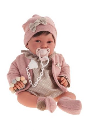 Antonio Juan 3306 PIPA - realistická panenka miminko s měkkým látkovým tělem - 40 cm