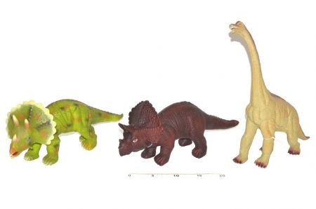 Dinosaurus 35 cm, 6 asst.