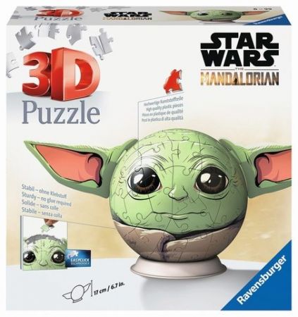 Puzzle-Ball Star Wars: Baby Yoda s ušima 72 dílků