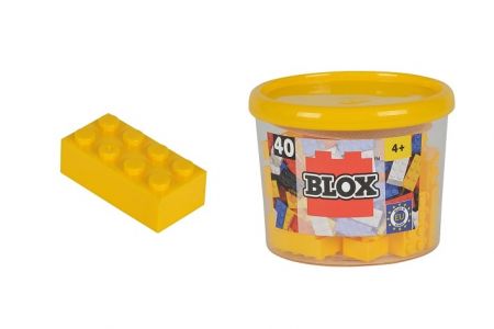 Blox 40 Kostičky žluté v boxu