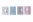 Poznámkový blok/notes Jednorožec kroužkový linkovaný 60 stran 4 barvy v sáčku 10x12cm