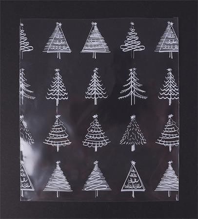 Celofánový sáček, vánoční, 100 x 150 mm, 10 ks, BOPP