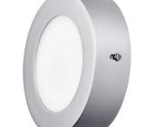 EMOS LED přisazené svítidlo PROFI, kruhové, stříbrné, 6W neutrální bílá