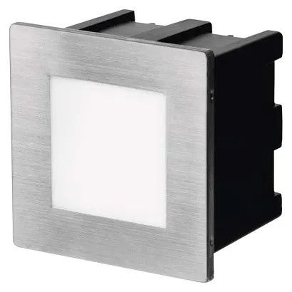 EMOS LED orientační vestavné svítidlo AMAL 80×80, 1,5W teplá bílá,IP65
