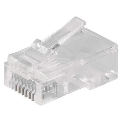 EMOS Konektor pro UTP kabel (drát), bílý