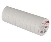 EMOS Izolační páska PVC 15mm / 10m bílá