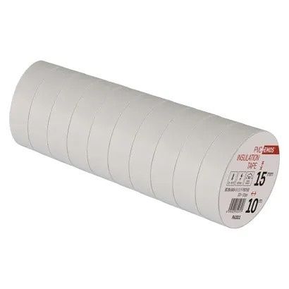 EMOS Izolační páska PVC 15mm / 10m bílá