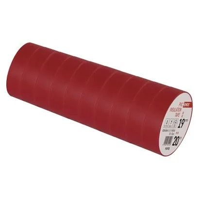 EMOS Izolační páska PVC 19mm / 20m červená