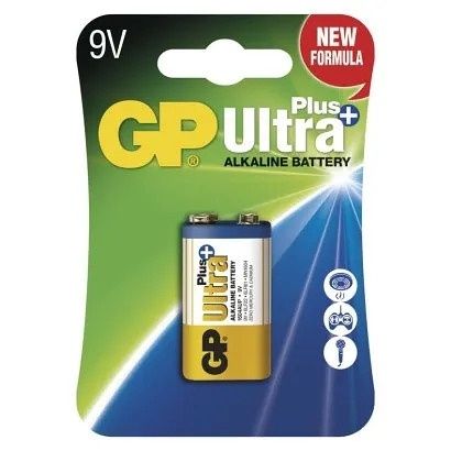 GP Alkalická baterie GP Ultra Plus 9V (6LF22)