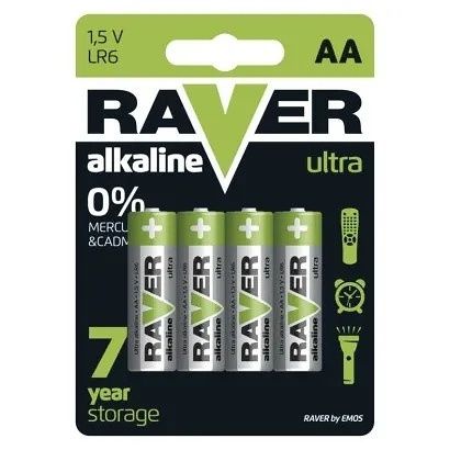 Raver Alkalická baterie RAVER AA (LR6)