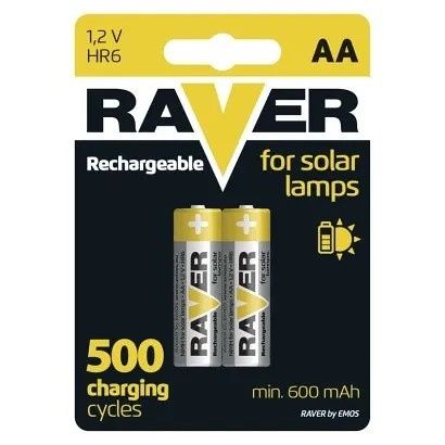 Raver Nabíjecí baterie do solárních lamp RAVER SOLAR AA (HR6) 600 mAh