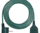 EMOS Prodlužovací kabel 5 m / 1 zásuvka / zelený / PVC / 1 mm2