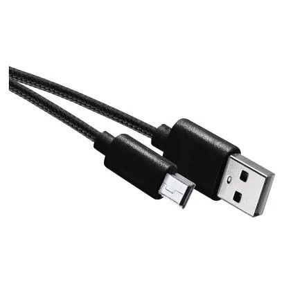 EMOS Nabíjecí a datový kabel USB-A 2.0 / mini USB-B 2.0, 2 m, černý