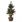 EMOS LED vánoční stromek, 52 cm, 3x AA, vnitřní, teplá bílá, časovač