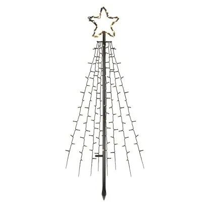 EMOS LED vánoční strom kovový, 180 cm, venkovní i vnitřní, teplá bílá, časovač