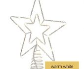 EMOS Standard LED spojovací vánoční hvězda, 28,5 cm, venkovní i vnitřní, teplá bílá