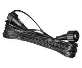 EMOS Prodlužovací kabel pro spojovací řetězy Standard černý, 10 m, venkovní i vnitřní